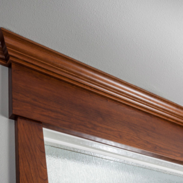 Country Living Custom Home - Cherry Trim Detail