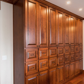 Country Living Custom Home - Office Cabinetry