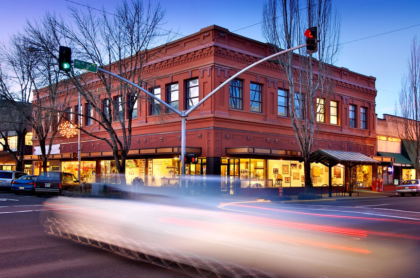 A commercial space in Corvalis, Oregon