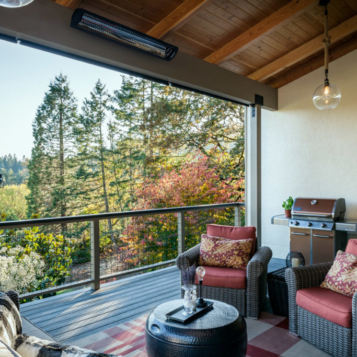 Corvallis Oregon Rural Covered Deck